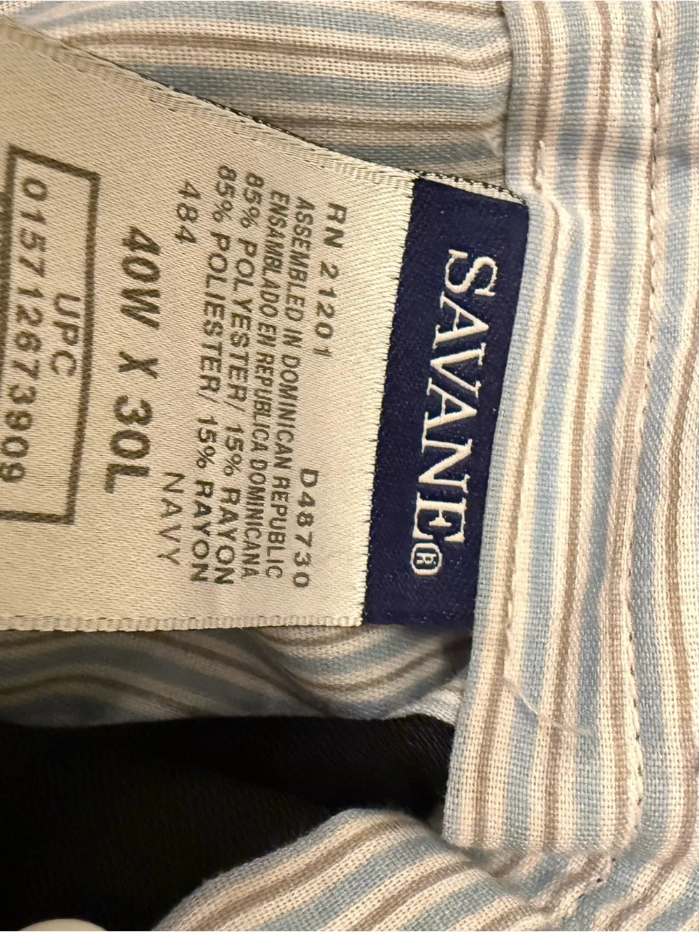 Men's Dark Navy Dress Pants